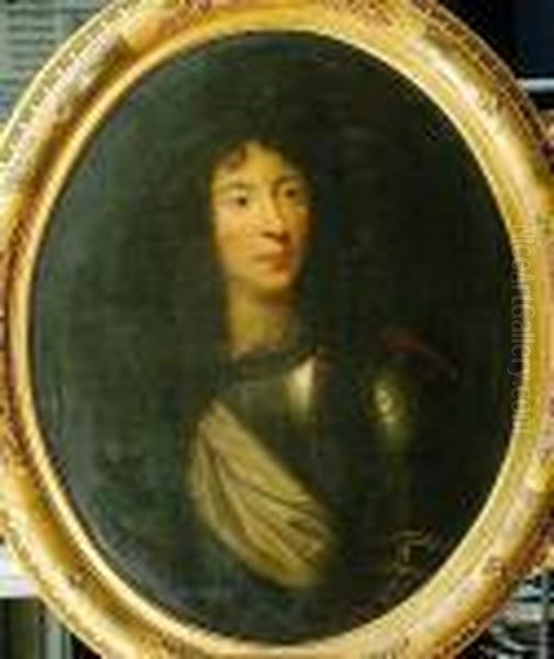 A Three Quarter Length Portrait Of A Gentleman In Armour - view 1