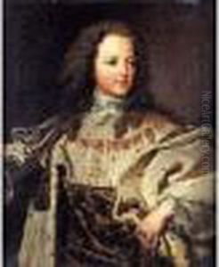 Portrait De Louis Xv Enfant by Hyacinthe Rigaud