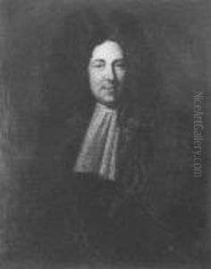 Portrait Of A Man, Half-length by Hyacinthe Rigaud