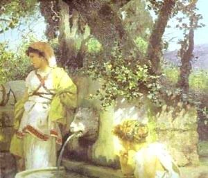 By A Spring Detail 1898