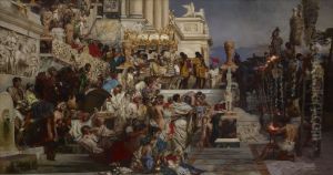 Leading Light Of Christianity Neros Torches 1876