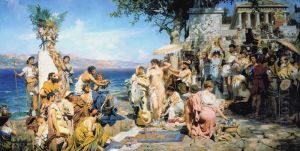 Phryne At The Festival Of Poseidon In Eleusin 1889 Phryne At The Festival Of Poseidon In Eleusin 1889