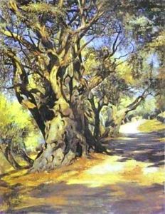 Road From Rome To Albano 1873 by Henryk Hector Siemiradzki