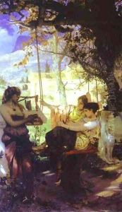Song Of A Slave Girl 1884 by Henryk Hector Siemiradzki