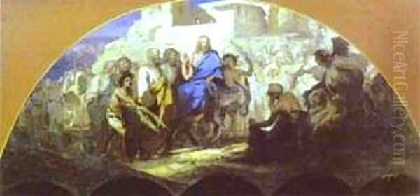 Entrance Of Christ Into Jerusalem 1876 - view 1