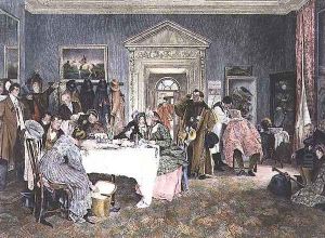 London to York - Times Up! - an incident in the old coaching days, published 1897