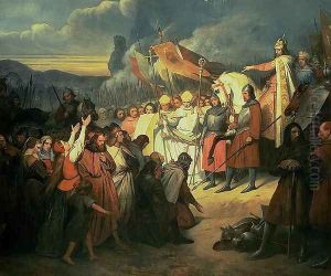 Charlemagne 742-814 Received at Paderborn Under the Rule of Witikind in 785 by Ary Scheffer