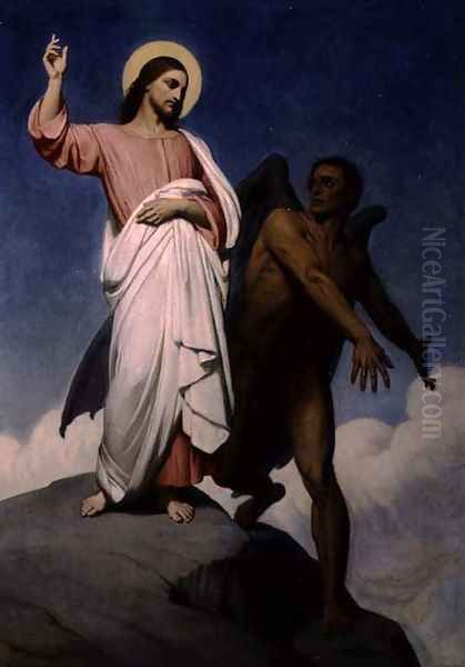 The Temptation of Christ, 1854 by Ary Scheffer