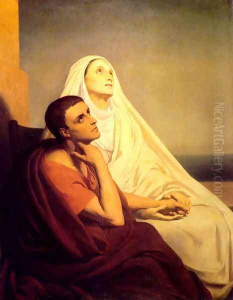 Saint Augustin et sa Mere Monique (Saint Monique and Saint Augustine) - view 1