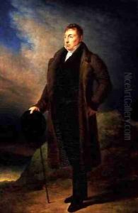 Portrait of Marie Joseph Paul Yves Roch Gilbert du Motier 1757-1834 Marquis de Lafayette, c.1822 by Ary Scheffer
