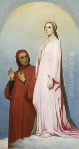 Dante and Beatrice, 1851 by Ary Scheffer
