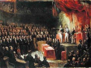 Study for King Louis-Philippe 1773-1850 Swearing his Oath to the Chamber of Deputies, 9th August 1830 by Ary Scheffer