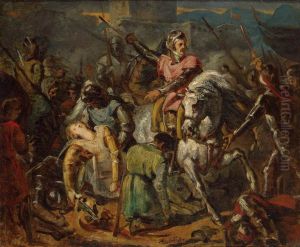 Death of Gaston de Foix in the Battle of Ravenna on 11 April 1512 Death of Gaston de Foix in the Battle of Ravenna on 11 April 1512