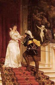 The Cavalier's Kiss by Charles Joseph Frederick Soulacroix