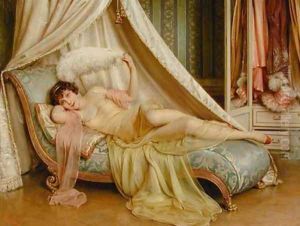 La Coquette by Charles Joseph Frederick Soulacroix