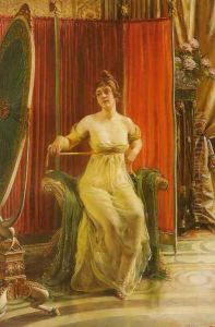 A Lady in her Boudoir by Charles Joseph Frederick Soulacroix