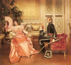 Flirtation by Charles Joseph Frederick Soulacroix