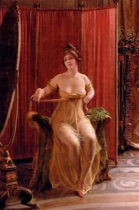 In The Dressing Room by Charles Joseph Frederick Soulacroix