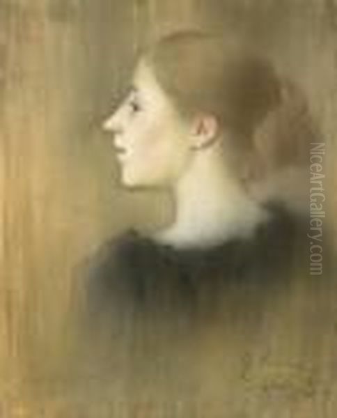 Profile Of A Young Woman - view 1