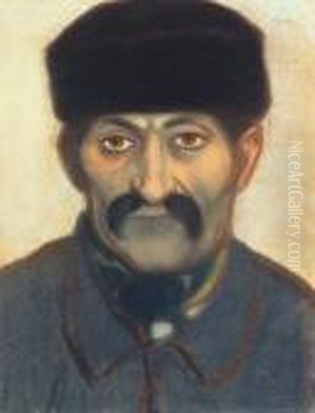 Man With Moustache - view 1