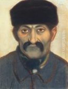 Man With Moustache by Jozsef Rippl-Ronai