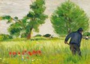 Field With Poppies by Jozsef Rippl-Ronai