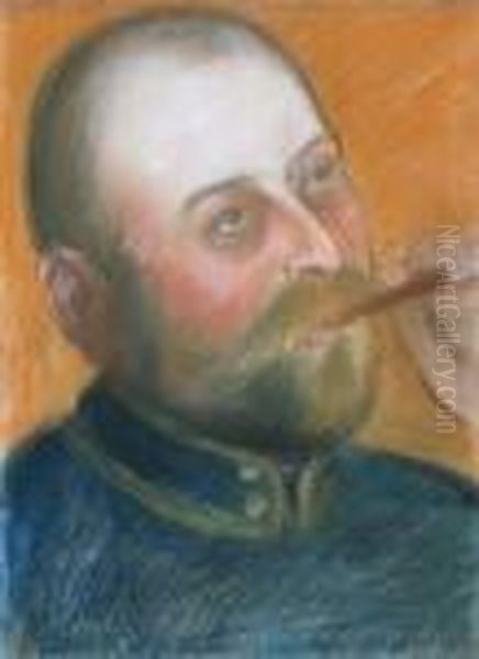 Man With Cigar - view 1