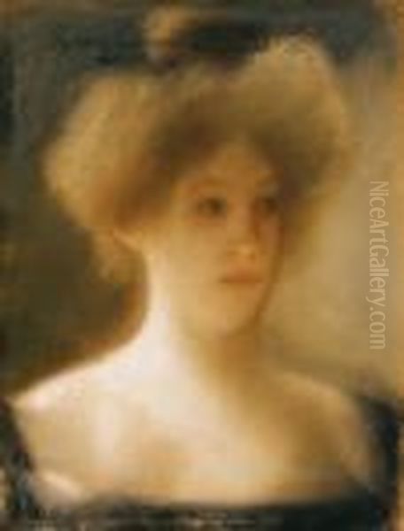 Portrait Of A Blonde Woman - view 1
