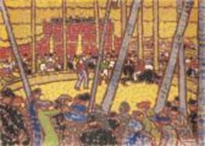Kaposvari Cirkusz by Jozsef Rippl-Ronai