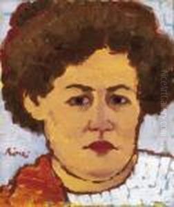 Female Portrait by Jozsef Rippl-Ronai