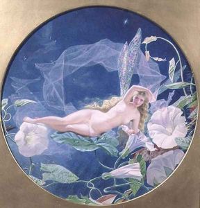 Titania Lying on a Leaf by John Simmons