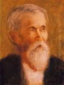 Portrait Of The Kossuth-devoted Uncle Rippl, Janos Ronai (1832-1915) ), About 1914-15 by Jozsef Rippl-Ronai