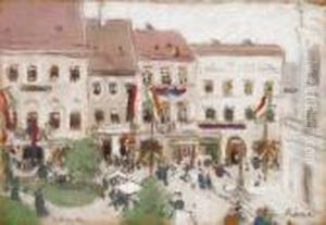 The Rakoczi - Celebration In
Kassa, 1903, July, 26. The 300th Anniversary Of The War Of Independence
Led By Ferenc Rakoczi by Jozsef Rippl-Ronai