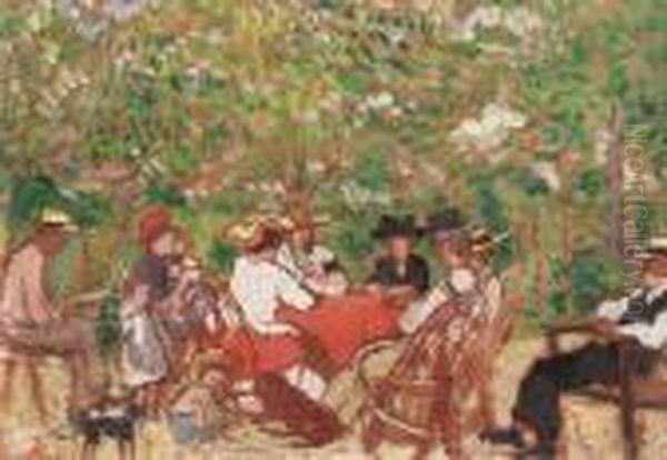 "piacsek Bacsi Es A Csalad (szoloben)", 1908" - view 1