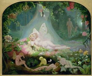 There Sleeps Titania, 1872 by John Simmons