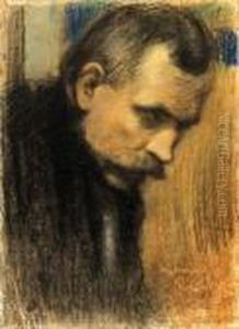 The Portrait Of Jozsef Nyitray, 1899 by Jozsef Rippl-Ronai