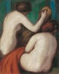 After Bath by Jozsef Rippl-Ronai