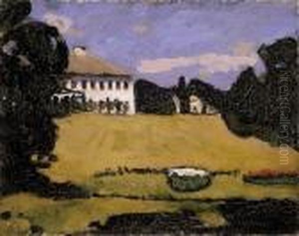 Castle In Kortvelyes, About 1900 - view 1