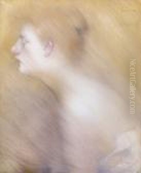 Female Profile Portrait - view 1