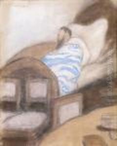 My Father In Flu by Jozsef Rippl-Ronai
