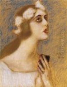 The Actress Lili Darvas In The Ferenc Molnar's Play; The Eternal And Terrestrial Love