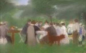 Garden Party by Jozsef Rippl-Ronai