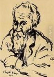 Uncle Rippli by Jozsef Rippl-Ronai