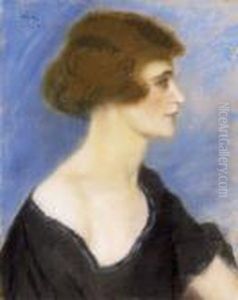 Actress by Jozsef Rippl-Ronai