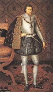 King James I of England by Paulus Van Somer