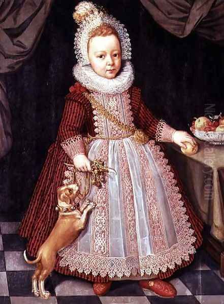 Portrait of a Child with a Rattle, 1611 - view 1