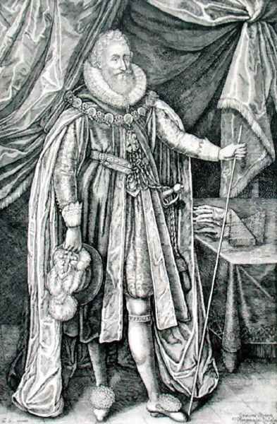 Ludovick Stuart, Duke of Richmond and Lennox 1574-1624, engraved by Joannes Barra 1581-1634, 1624 - view 1