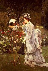 La Boule De Verre (The Glass Ball) by Alfred Stevens