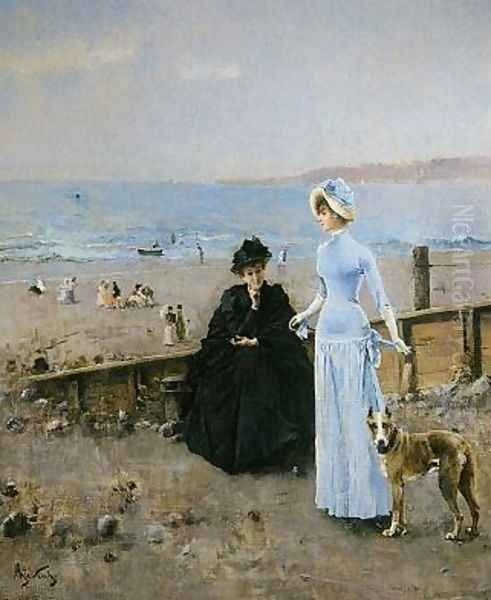 Promenade au Bord de la Mer - view 1
