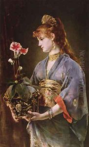 Portrait of a Woman by Alfred Stevens